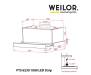 Вытяжка кухонная WEILOR PTS 6230 WH 1000 LED strip