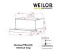 Вытяжка кухонная WEILOR Slimline PTM 6230 SS 1000 LED strip