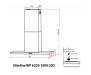 Вытяжка кухонная WEILOR Slimline WP 6230 WH 1000 LED