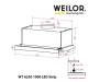 Вытяжка кухонная WEILOR WT 6230 I 1000 LED Strip