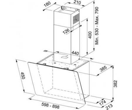 Вытяжка кухонная Franke FPJ 915 V BK/DG (330.0573.295)