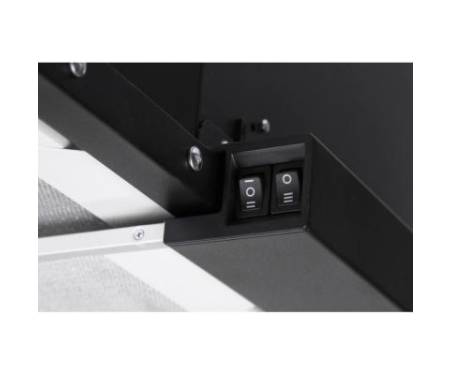 Вытяжка кухонная VENTOLUX GARDA 60 BK (1300) SMD LED
