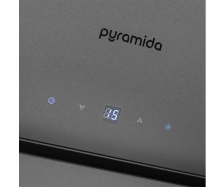 Вытяжка кухонная PYRAMIDA HES 30 (D-600 MM) GRAY /AJ