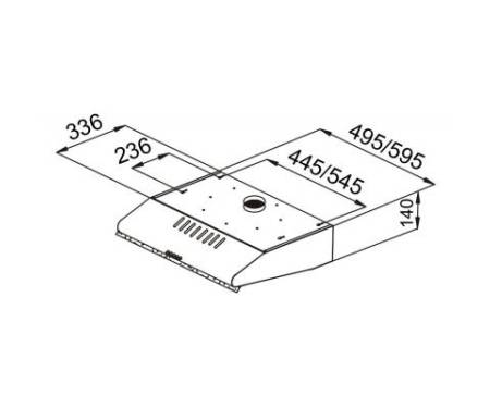 Вытяжка кухонная PYRAMIDA MHX 50 BL
