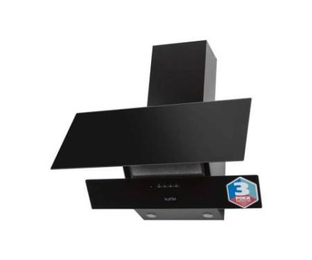Вытяжка кухонная VENTOLUX RIMINI 60 BK (650) TRC