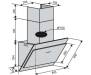 Вытяжка кухонная VENTOLUX TOSCANA 90 WH (1000) TRC MM