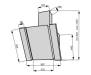 Вытяжка кухонная VENTOLUX VITTO 60 BK (1000) TRC MM