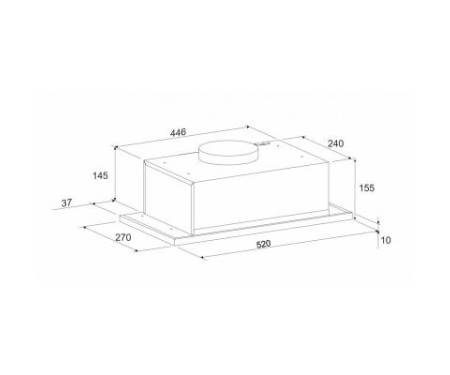 Вытяжка кухонная ELEYUS INTO 700 52 GR