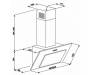 Вытяжка кухонная ELEYUS VERTICAL 1000 60 BL
