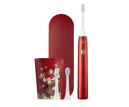 Электрическая зубная щетка SOOCAS Van Gogh Museum Design Sonic Electric Toothbrush X3U Chestnut Red (6970237668646)