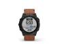GARMIN Fenix 6X Pro Sapphire Black DLC with Chestnut Leather Band (010-02157-14/13)