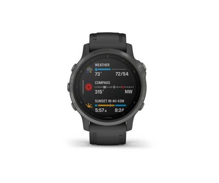 GARMIN Fenix 6S Pro Sapphire Carbon Grey DLC with Black Band (010-02159-25/24)