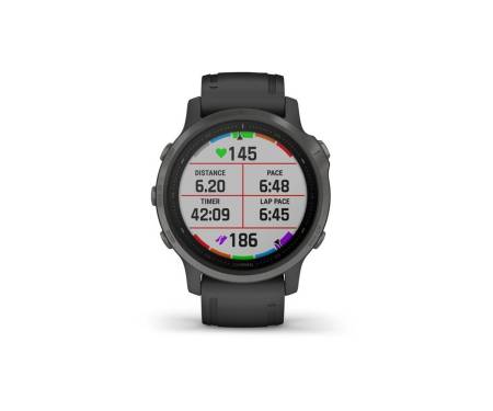 GARMIN Fenix 6S Pro Sapphire Carbon Grey DLC with Black Band (010-02159-25/24)