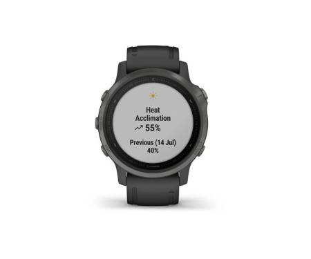 GARMIN Fenix 6S Pro Sapphire Carbon Grey DLC with Black Band (010-02159-25/24)