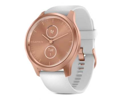 Смарт-часы Garmin Vivomove Style Rose Gold Aluminum w. White Silicone B. (010-02240-00)
