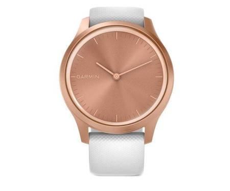 Смарт-часы Garmin Vivomove Style Rose Gold Aluminum w. White Silicone B. (010-02240-00)