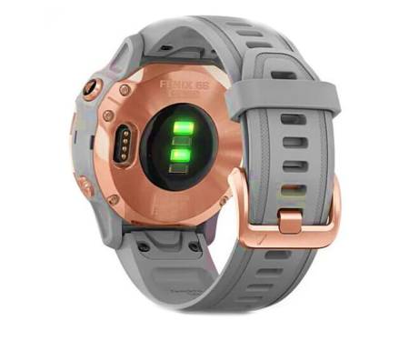 Спортивные часы Garmin Fenix 6S Rose Gold-tone with Powder Gray Band (010-02159-21)