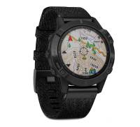 Спортивные часы Garmin Fenix 6 Sapphire Black DLC with Heathered Black Nylon Band (010-02158-17)