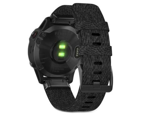 Спортивные часы Garmin Fenix 6 Sapphire Black DLC with Heathered Black Nylon Band (010-02158-17)