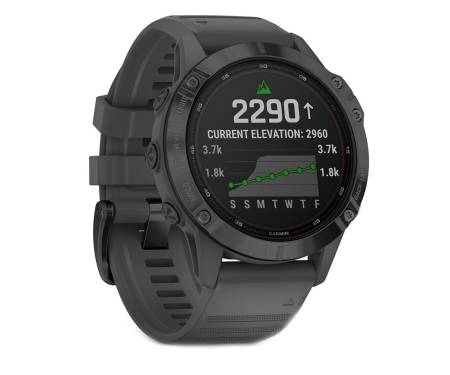 Смарт-часы Garmin Fenix 6 Pro Solar Edition Black with Slate Gray Band (010-02410-11)