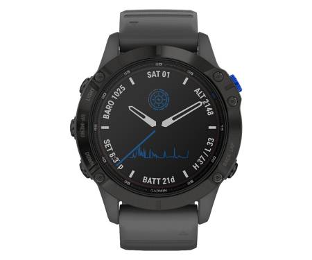 Смарт-часы Garmin Fenix 6 Pro Solar Edition Black with Slate Gray Band (010-02410-11)