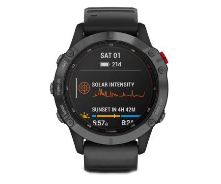 Смарт-часы Garmin Fenix 6 Pro Solar Edition Slate Gray With Black Band (010-02410-15)
