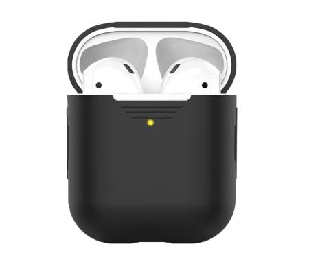 Чехол для AirPods AhaStyle Silicone Case Black (AHA-01020-BLK)