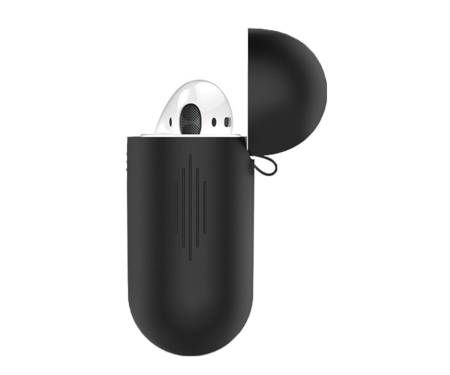 Чехол для AirPods AhaStyle Silicone Case Black (AHA-01020-BLK)