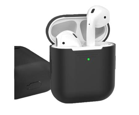 Чехол для AirPods AhaStyle Silicone Case Black (AHA-01020-BLK)