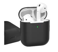 Чехол для AirPods AhaStyle Silicone Case Black (AHA-01020-BLK)