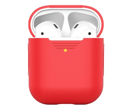 Чехол для Airpods AhaStyle Silicone Case Red (AHA-01020-RED)