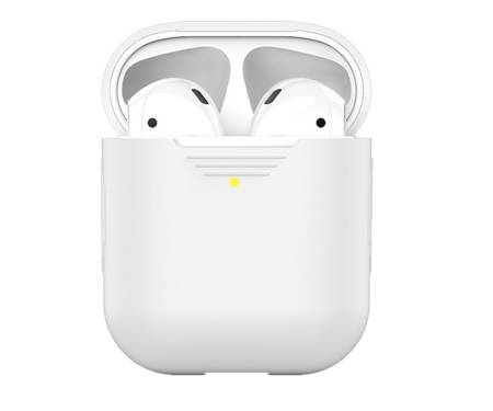 Чехол для Airpods AhaStyle Silicone Case White (AHA-01020-WHT)