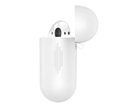 Чехол для Airpods AhaStyle Silicone Case White (AHA-01020-WHT)