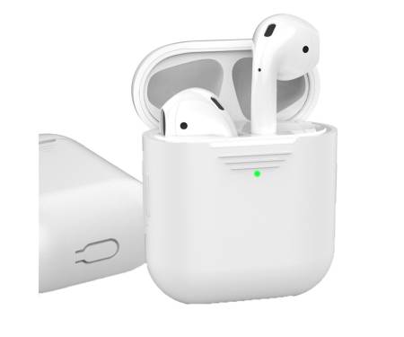 Чехол для Airpods AhaStyle Silicone Case White (AHA-01020-WHT)
