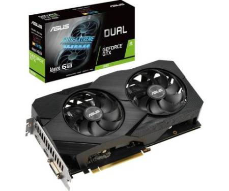 Видеокарта ASUS GeForce GTX1660 6144Mb DUAL ADVANCED EVO (DUAL-GTX1660-A6G-EVO)