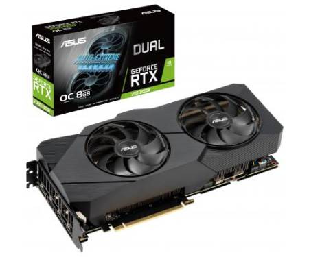 Видеокарта ASUS GeForce RTX2080 SUPER 8192Mb DUAL OC EVO (DUAL-RTX2080S-O8G-EVO-V2)