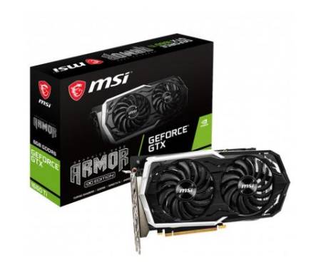 Видеокарта MSI GeForce GTX1660 Ti 6144Mb ARMOR OC (GTX 1660 TI ARMOR 6G OC)