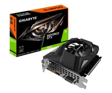 Видеокарта GIGABYTE GeForce GTX1650 4096Mb D6 OC (GV-N1656OC-4GD)