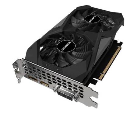 Видеокарта GIGABYTE GeForce GTX1650 4096Mb D6 WF2 OC (GV-N1656WF2OC-4GD)
