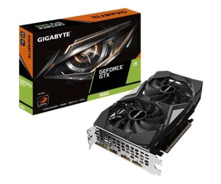 Видеокарта GeForce GTX1660 6144Mb GIGABYTE (GV-N1660D5-6GD)