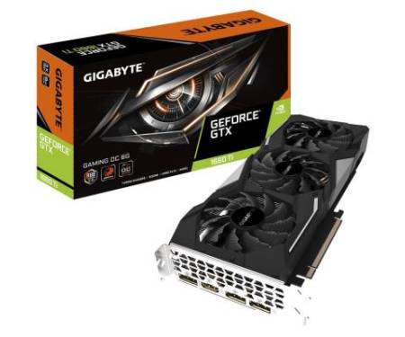 Видеокарта GIGABYTE GeForce GTX1660 Ti 6144Mb GAMING OC (GV-N166TGAMING OC-6GD)