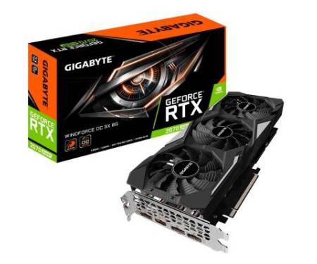 Видеокарта GIGABYTE GeForce RTX2070 SUPER 8192Mb WINDFORCE OC 3X (GV-N207SWF3OC-8GD)