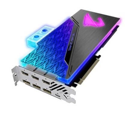 Видеокарта GIGABYTE GeForce RTX2080 SUPER 8192Mb AORUS WATER BLOCK (GV-N208SAORUS WB-8GC)