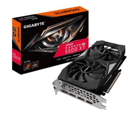 Видеокарта GIGABYTE Radeon RX 5500 XT 8192Mb OC (GV-R55XTOC-8GD)