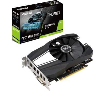 Видеокарта ASUS GeForce GTX1660 6144Mb Phoenix OC (PH-GTX1660-O6G)