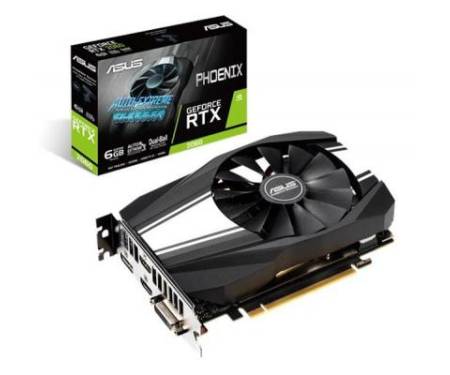 Видеокарта ASUS GeForce RTX2060 6144Mb Phoenix (PH-RTX2060-6G)