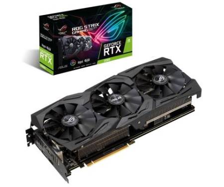 Видеокарта ASUS GeForce RTX2060 6144Mb ROG STRIX ADVANCED GAMING (ROG-STRIX-RTX2060-A6G-GAMING)