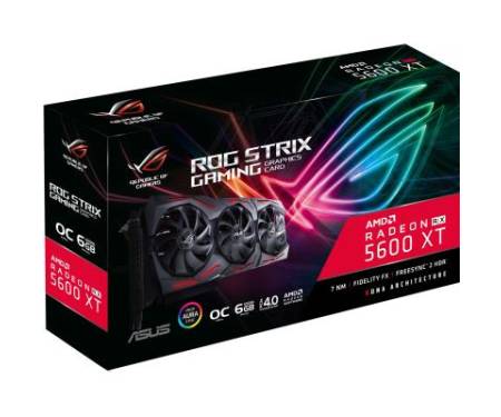Видеокарта ASUS Radeon RX 5600 XT 6144Mb ROG STRIX OC GAMING (ROG-STRIX-RX5600XT-O6G-GAMING)