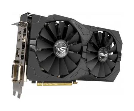 Видеокарта ASUS Radeon RX 570 8192Mb ROG STRIX GAMING OC (ROG-STRIX-RX570-O8G-GAMING)
