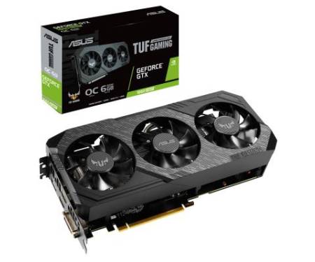 Видеокарта ASUS GeForce GTX1660 SUPER 6144Mb TUF3 OC GAMING (TUF3-GTX1660S-O6G-GAMING)